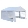 Outsunny Carpa De Jardín Cochera Gazebo 4x4m Pergola Cenador Pabellón 4 Paneles Laterales 4 Ventanas Para Fiesta Eventos Bodas Acero PE Blanco 2 Outsunny Carpa De Jardín Cochera Gazebo 4x4m Pergola Cenador Pabellón 4 Paneles Laterales 4 Ventanas Para Fiesta Eventos Bodas Acero PE Blanco -OUTSUNNY TIENDA 3195269ce246952eb40dd769ccdec4c8b15e3585 f7d112f2a9924c27b6acee49b17e9b8d