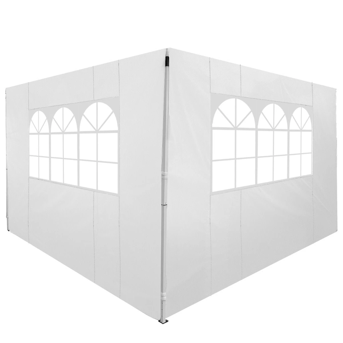 Outsunny 2 Paredes Parte Laterales Para Carpa 3x2 Lado Parasol De Gazebo Tela Oxford Con Ventana Medidas Apto Para 3x3 3x6 Blanco 3 Outsunny 2 Paredes Parte Laterales Para Carpa 3x2 Lado Parasol De Gazebo Tela Oxford Con Ventana Medidas Apto Para 3x3 3x6 Blanco