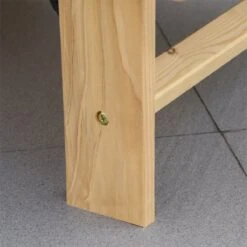 Outsunny Tumbona De Madera Plegable Con Respaldo Ajustable En 4 Posiciones Cojín Extraíble Carga 113 Kg Para Jardín Terraza Camping Exterior 195x59x30 Cm Natural -OUTSUNNY TIENDA 33551e7f27babe42919b985dedc5e71f1aaa243c 57ed7e2bc7bc475e87d28cb4e62963f1