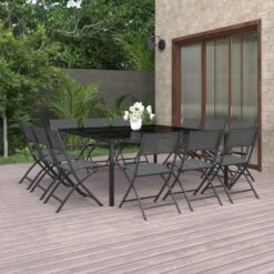 Juego De Comedor De Jardín 13 Piezas Acero VidaXL 10 Juego De Comedor De Jardín 13 Piezas Acero VidaXL -OUTSUNNY TIENDA 33df2146d06151f7ebd9c796d54bd8e8a4a0abe3 e194f8a9f21843c4b3ae9264504a6da9