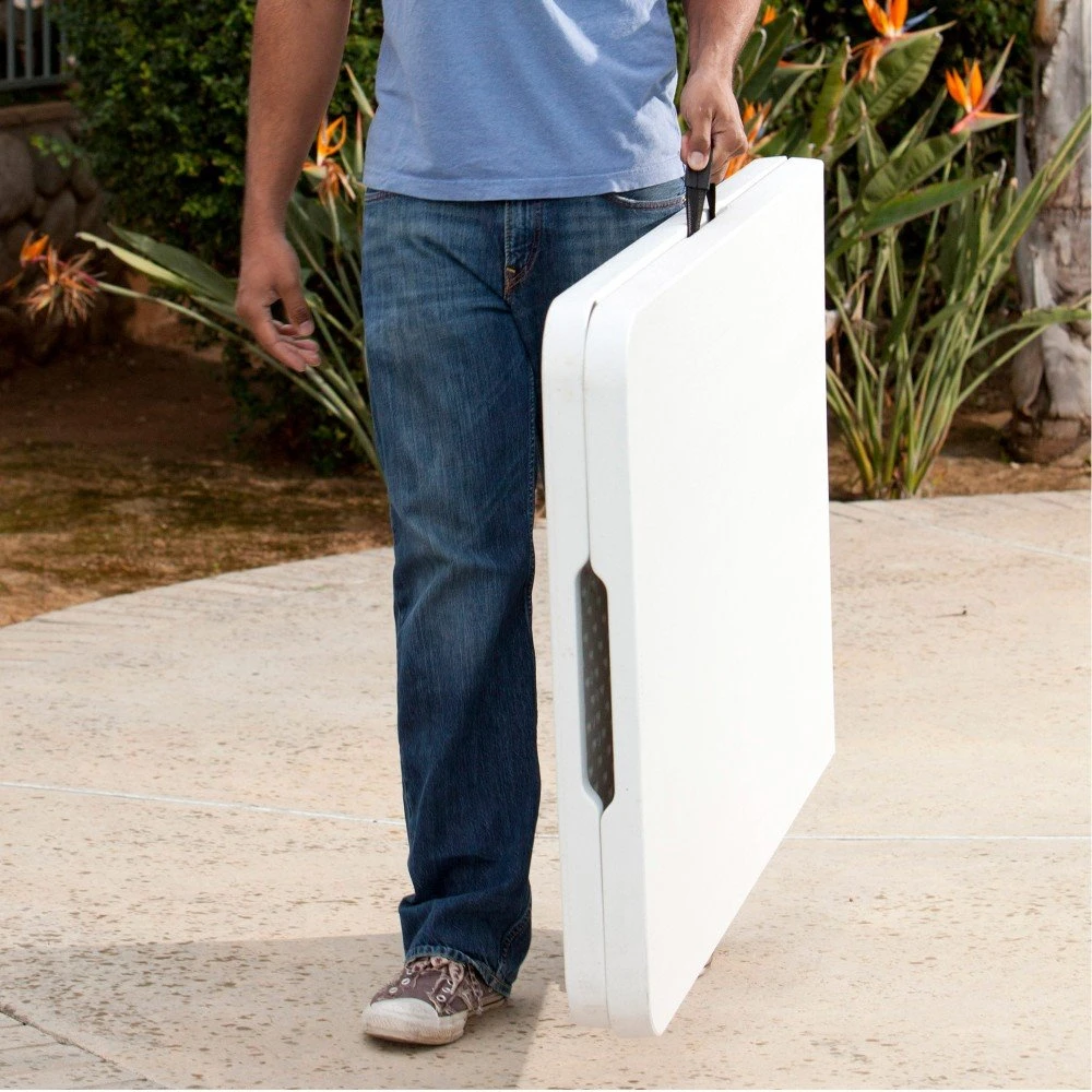 Mesa Rectangular Plegable Blanco LIFETIME 245 X 76 X 74 Cm 8 Mesa Rectangular Plegable Blanco LIFETIME 245 X 76 X 74 Cm - Imagen 6