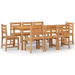 Juego De Comedor Para Jardín 9 Piezas Madera Maciza De Teca VidaXL 9 Juego De Comedor Para Jardín 9 Piezas Madera Maciza De Teca VidaXL -OUTSUNNY TIENDA 364eb4ebca39f7840a5e80462c727e5839456743 0d731cc646cc49d08a54d442d5347172