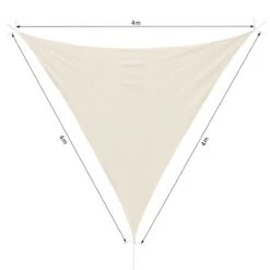 Outsunny - Toldo Vela Triangulo (varios Tamaños Y Colores), Tamaño 4x4x4m, Color Beige -OUTSUNNY TIENDA 36b62b3ca0a9cb80c9461dfd6e8edbadd82f4398 7e02940c70714049ba62424ae4720cff