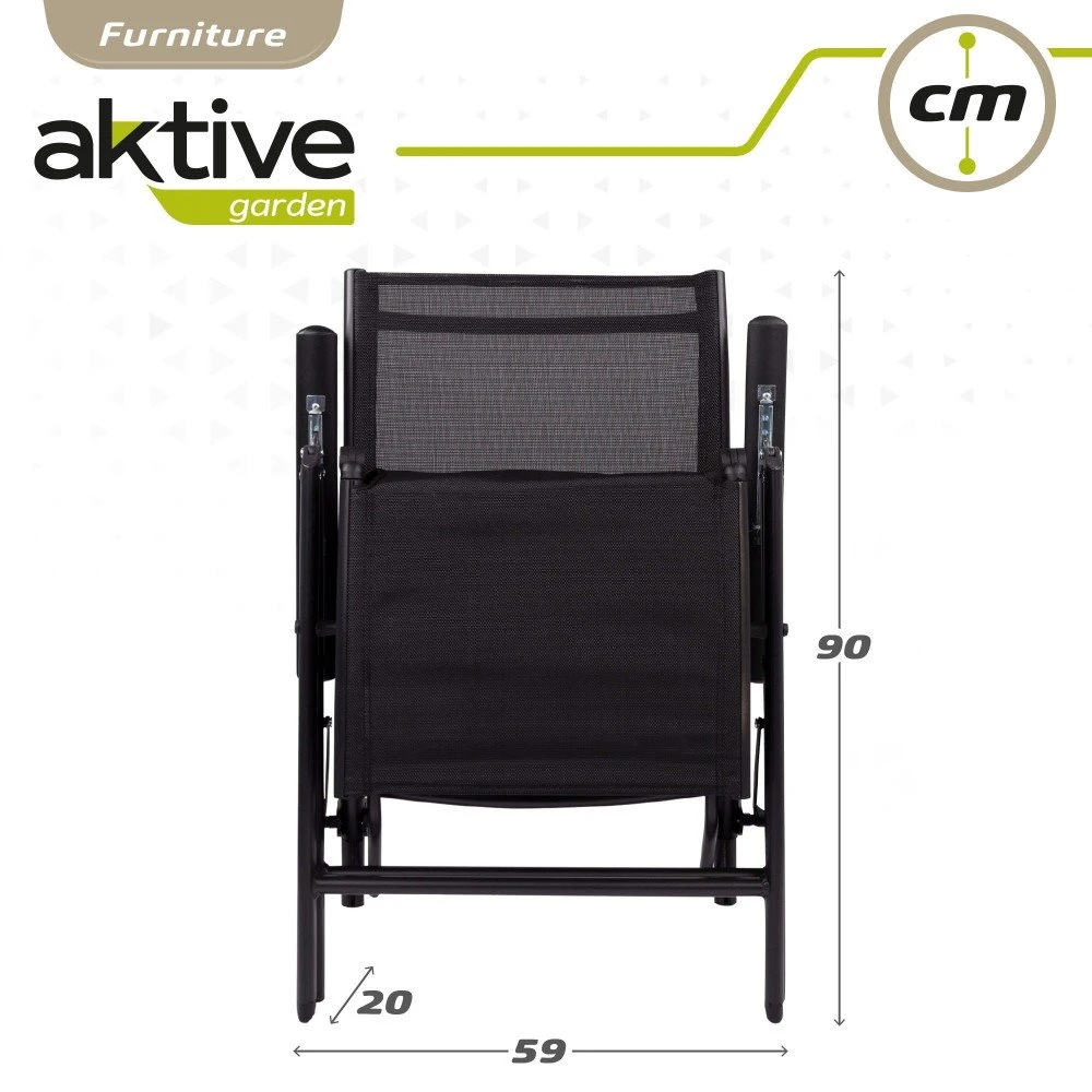 Tumbona Plegable Aluminio De Jardín Aktive 10 Tumbona Plegable Aluminio De Jardín Aktive - Imagen 8
