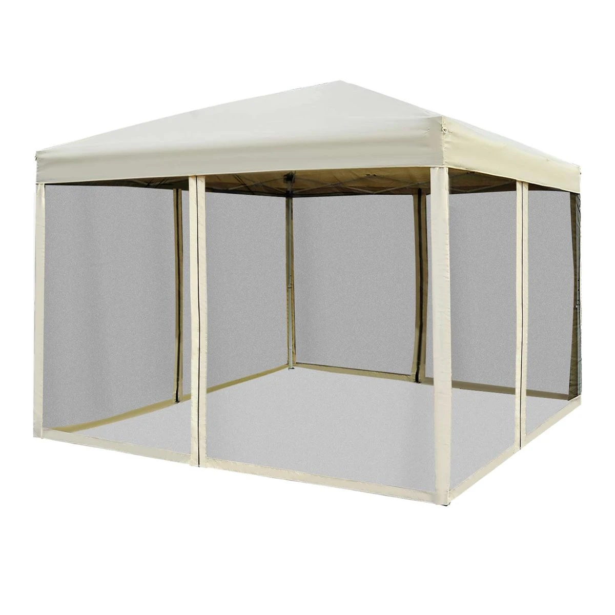 Outsunny Carpa Plegable 3x3 Para Exterior Cenador Portátil De Jardín Con Mosquiteras Bolsa De Transporte Marco De Acero Y Tela Oxford Resistente Para Fiestas Camping Beige 3 Outsunny Carpa Plegable 3x3 Para Exterior Cenador Portátil De Jardín Con Mosquiteras Bolsa De Transporte Marco De Acero Y Tela Oxford Resistente Para Fiestas Camping Beige
