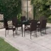 Juego De Comedor De Jardín 5 Piezas Negro Y Marrón VidaXL 2 Juego De Comedor De Jardín 5 Piezas Negro Y Marrón VidaXL -OUTSUNNY TIENDA 37a3c8c676dfd68cedab2417e8cd00c7f17fd494 6b82ef51d4e34093aaf9ec2bf5b07e36