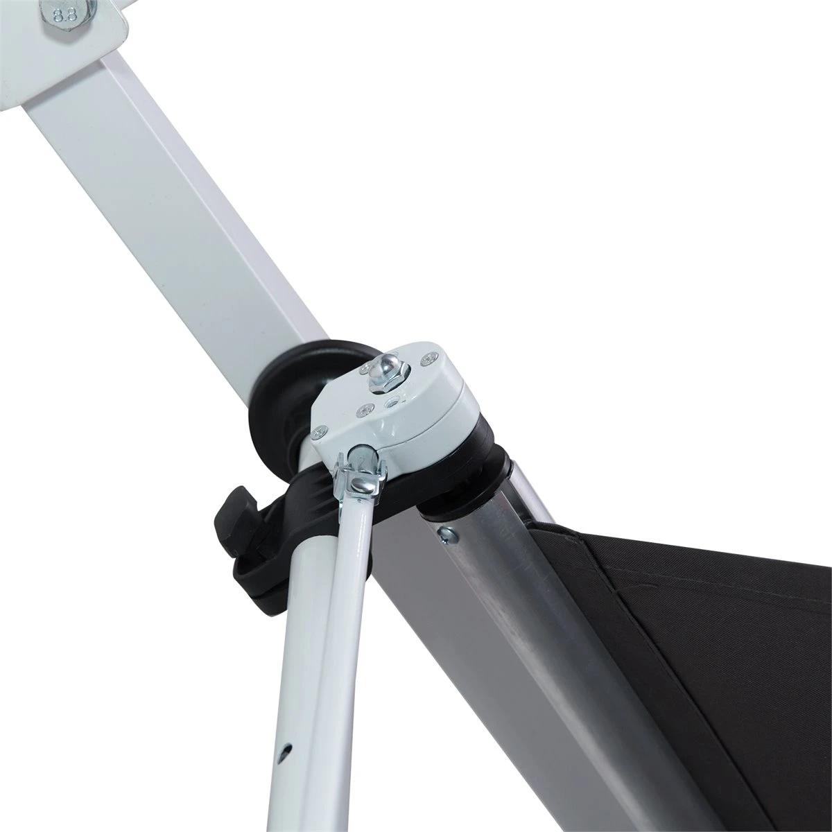 Outsunny Toldo Manual Retráctil 200x150 Cm Con Manivela De Aluminio Ángulo Ajustable Protección Solar Para Terraza Balcón Jardín Patio Gris 11 Outsunny Toldo Manual Retráctil 200x150 Cm Con Manivela De Aluminio Ángulo Ajustable Protección Solar Para Terraza Balcón Jardín Patio Gris - Imagen 9