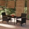 Juego De Comedor Para Jardín De 3 Piezas Con Cojines Negro VidaXL -OUTSUNNY TIENDA 37de3f428fd9e28743d00ad36e5b62597cb70290 042c8192757d4ff8aa654795b65c27a1