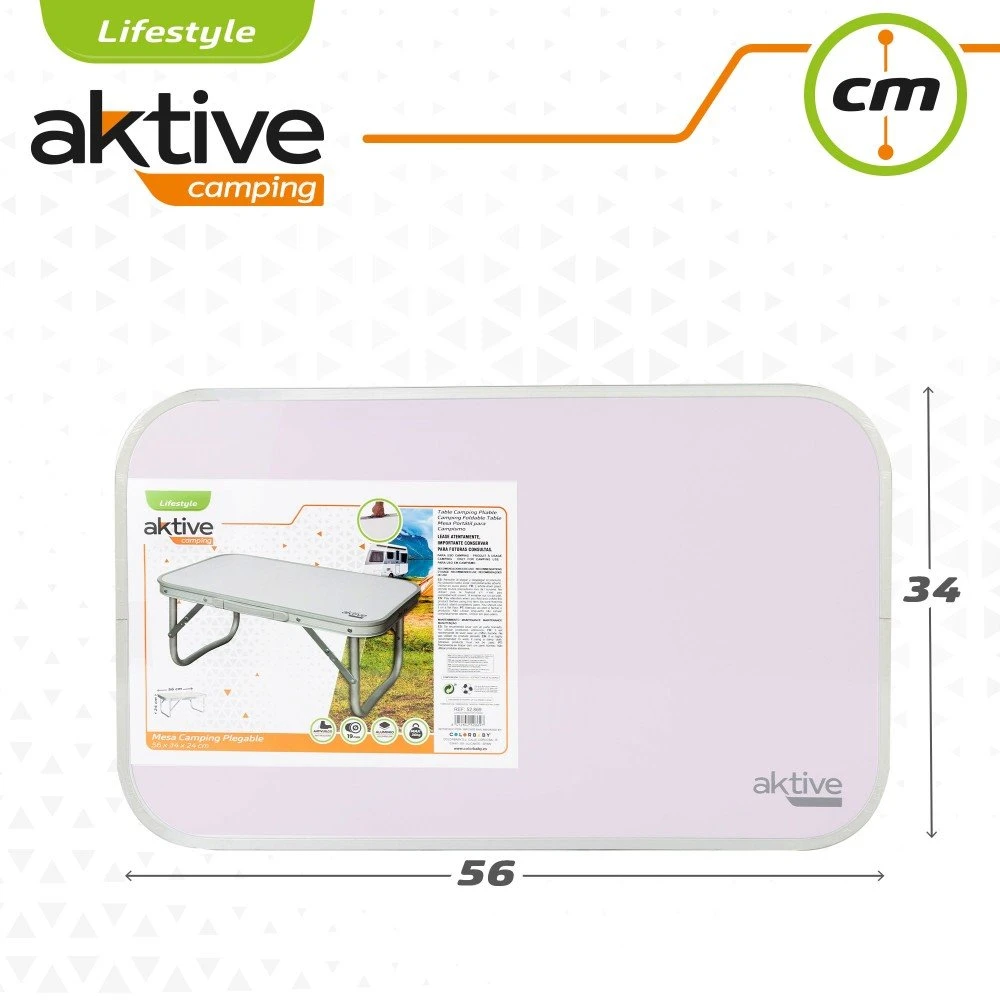 Mesa Baja De Aluminio Para Camping Aktive 9 Mesa Baja De Aluminio Para Camping Aktive - Imagen 7