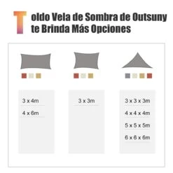 Outsunny Toldo Vela Triangular 3x3x3m Vela De Sombra Para Terraza Jardín Camping Resistente Al Agua Protección UV Poliéster Color Gris 13 Outsunny Toldo Vela Triangular 3x3x3m Vela De Sombra Para Terraza Jardín Camping Resistente Al Agua Protección UV Poliéster Color Gris -OUTSUNNY TIENDA 3b7e880bd9ab8de02655e78de49b2a06e91ea99d d0c0d8cb09624740b74b4a62e8d06ed2