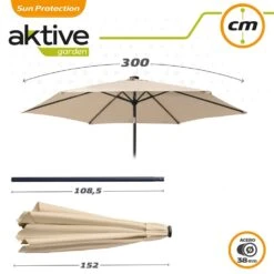 Sombrilla Para Jardín Hexagonal 18 Luces LED Inclinable Aktive 16 Sombrilla Para Jardín Hexagonal 18 Luces LED Inclinable Aktive -OUTSUNNY TIENDA 3cd6434b0b759039c7d4395b351187332f3c16ab 41c231b2a57f45feba8738cd51a96729