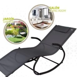 Tumbona Mecedora De Jardín Antracita Con Cojín Aktive 13 Tumbona Mecedora De Jardín Antracita Con Cojín Aktive -OUTSUNNY TIENDA 3e7e0847757bcf173fafd665f4e08356135fba89 17fa63a363c741fd98e71c1ee74a4e8e