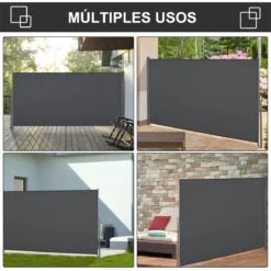 Outsunny Toldo Lateral Retráctil 300x160 Cm Pantalla Enrollable Mampara De Privacidad Y Protección Solar Para Jardín Balcón Terraza Gris 16 Outsunny Toldo Lateral Retráctil 300x160 Cm Pantalla Enrollable Mampara De Privacidad Y Protección Solar Para Jardín Balcón Terraza Gris -OUTSUNNY TIENDA 3ea6be11dcbddeb1f34937c4b8cbf5adff4724a3 71334242eccd41e3abf9e391fd9f3a4b