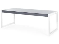Mesa De Jardín De Metal Gris/blanco Crema 210 X 90 Cm BACOLI -OUTSUNNY TIENDA 3fbfd8929358a48efff371fb8bb3340497658ae2 c5fdd45ebd1c4aa092a06035b96e2dc9