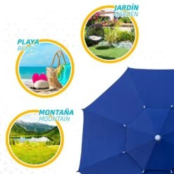 Sombrilla Octogonal 280 Cm Doble Techo Y Protección UV35 + Aktive Beach 14 Sombrilla Octogonal 280 Cm Doble Techo Y Protección UV35 + Aktive Beach -OUTSUNNY TIENDA 4016c1a76264e1e338d07bb9a226e9d3e42bd29b 137c6b2fd8a948a4adc04845e847060c