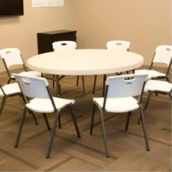 Mesa Redonda Patas Plegables Crema LIFETIME Ø152 X 74 Cm -OUTSUNNY TIENDA 40c34171a71dc10e0e7e58ec0277261fce410752 8fc0f972c0344ecba29ff30711408448