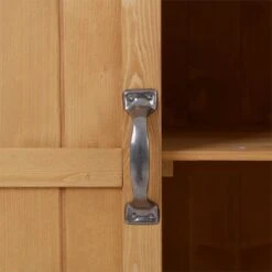 Outsunny Armario De Jardín De Madera 74x43x88 Cm Cobertizo Exterior Para Almacenamiento De Herramientas Leñas Con 2 Puertas Y Techo Asfáltico Abatible Natural -OUTSUNNY TIENDA 4122622f3ef8ce5f4644c867f6c22e3ba2183bba cddf462ab7a247a394da96f3e328ac64