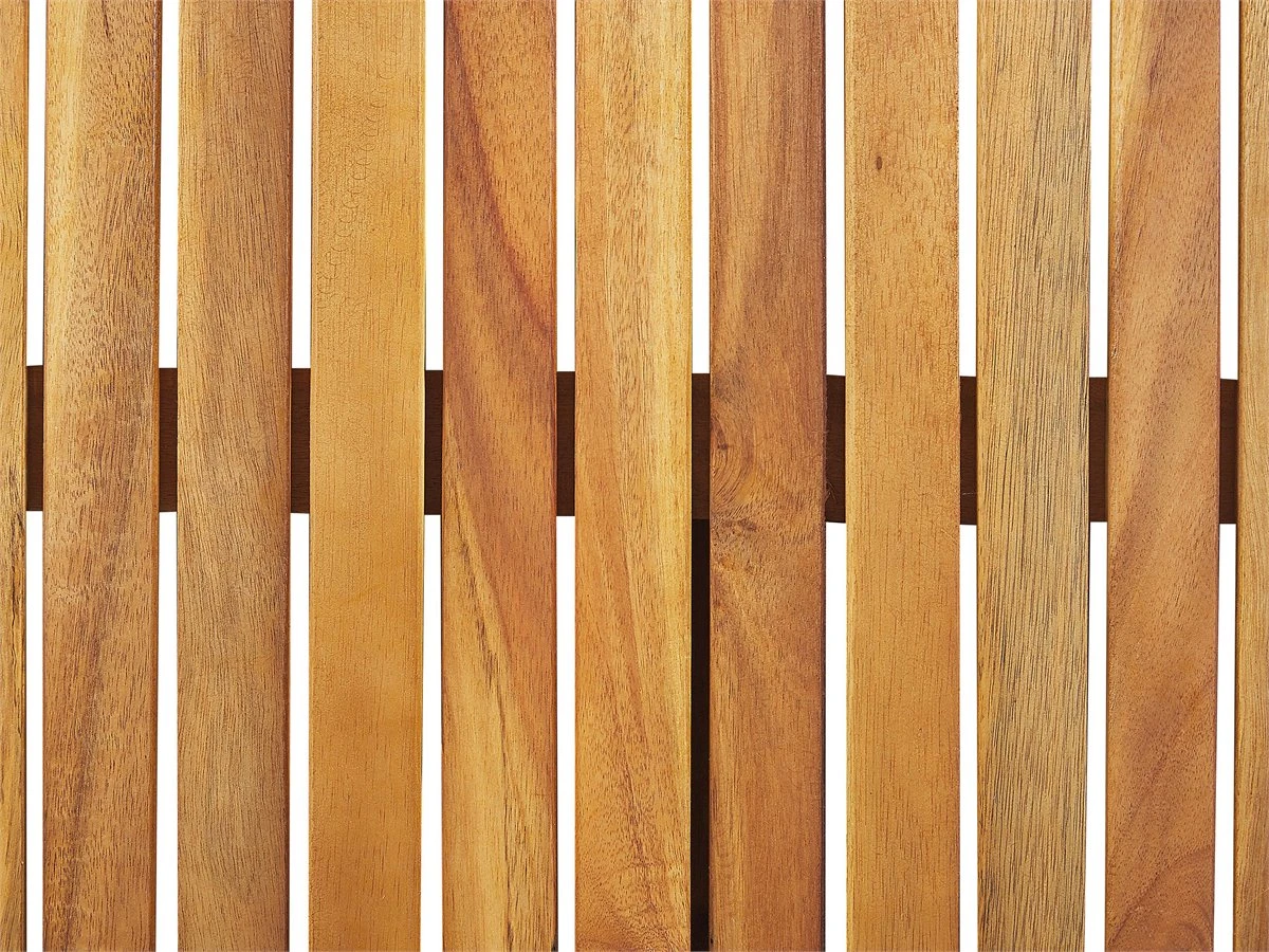 Mesa De Jardín De Madera De Acacia Clara 60 X 40 Cm UDINE 14 Mesa De Jardín De Madera De Acacia Clara 60 X 40 Cm UDINE - Imagen 12