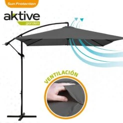 Parasol Excéntrico Banana 300x300x250 Cm Antracita Mástil Acero Aktive 11 Parasol Excéntrico Banana 300x300x250 Cm Antracita Mástil Acero Aktive -OUTSUNNY TIENDA 415722883300416dde293509256ee5757b0e1be6 d31e57c701b04df49a5565cc9f160cd3