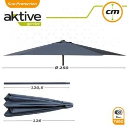 Parasol Hexagonal 250 Cm Color Antracita Mástil Aluminio Aktive Garden 14 Parasol Hexagonal 250 Cm Color Antracita Mástil Aluminio Aktive Garden -OUTSUNNY TIENDA 42977d599fad3a05cd815efc1fb78e7ad9bedbf3 709724c096ee4aefb9101ba9cc66d22a
