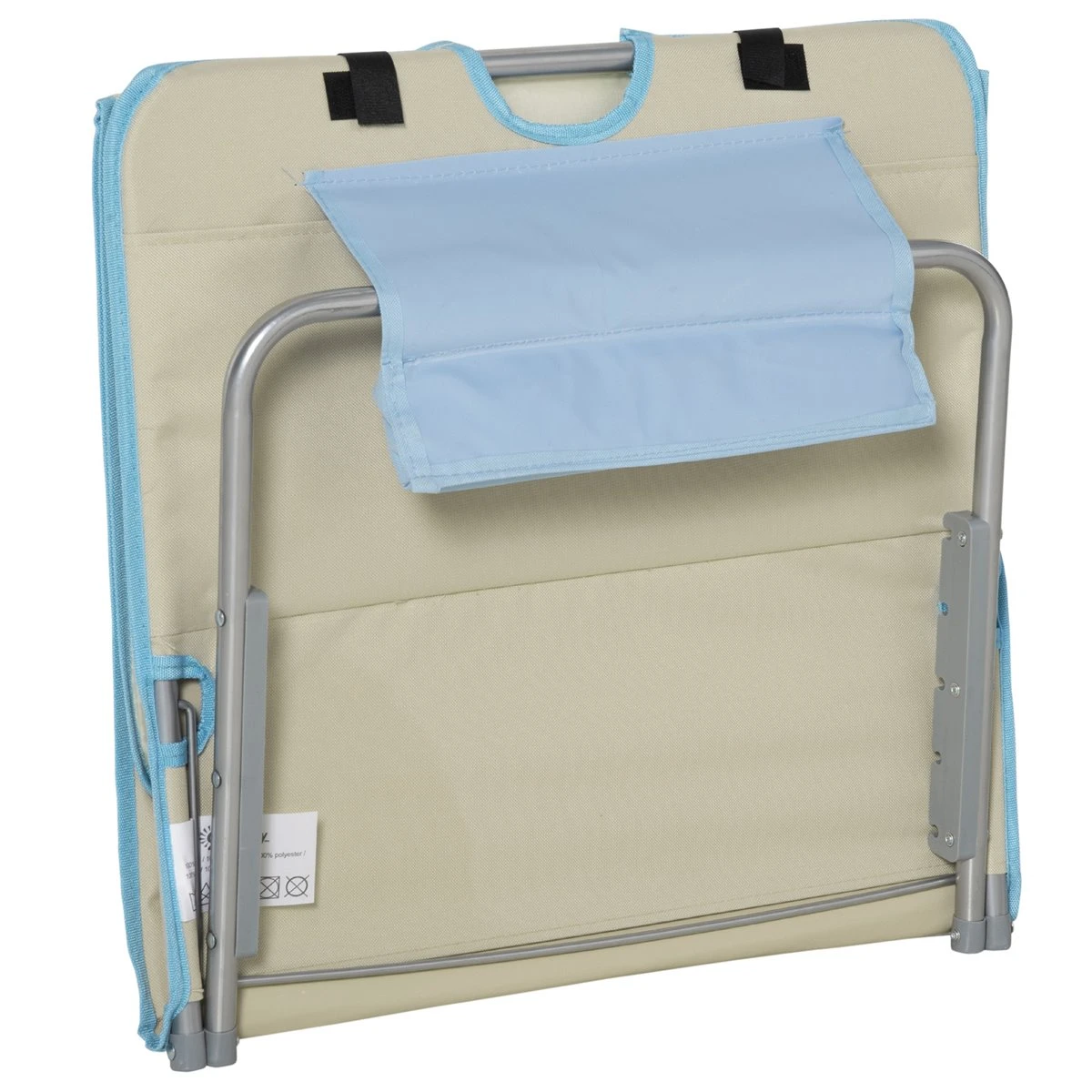 Outsunny Set De 2 Esteras De Playa Plegables 124x53x50 Cm Con Respaldo Ajustable Y Reposacabezas Esterillas De Playa Tela Oxford Acero Con Bolsa De Transporte Beige 10 Outsunny Set De 2 Esteras De Playa Plegables 124x53x50 Cm Con Respaldo Ajustable Y Reposacabezas Esterillas De Playa Tela Oxford Acero Con Bolsa De Transporte Beige - Imagen 8