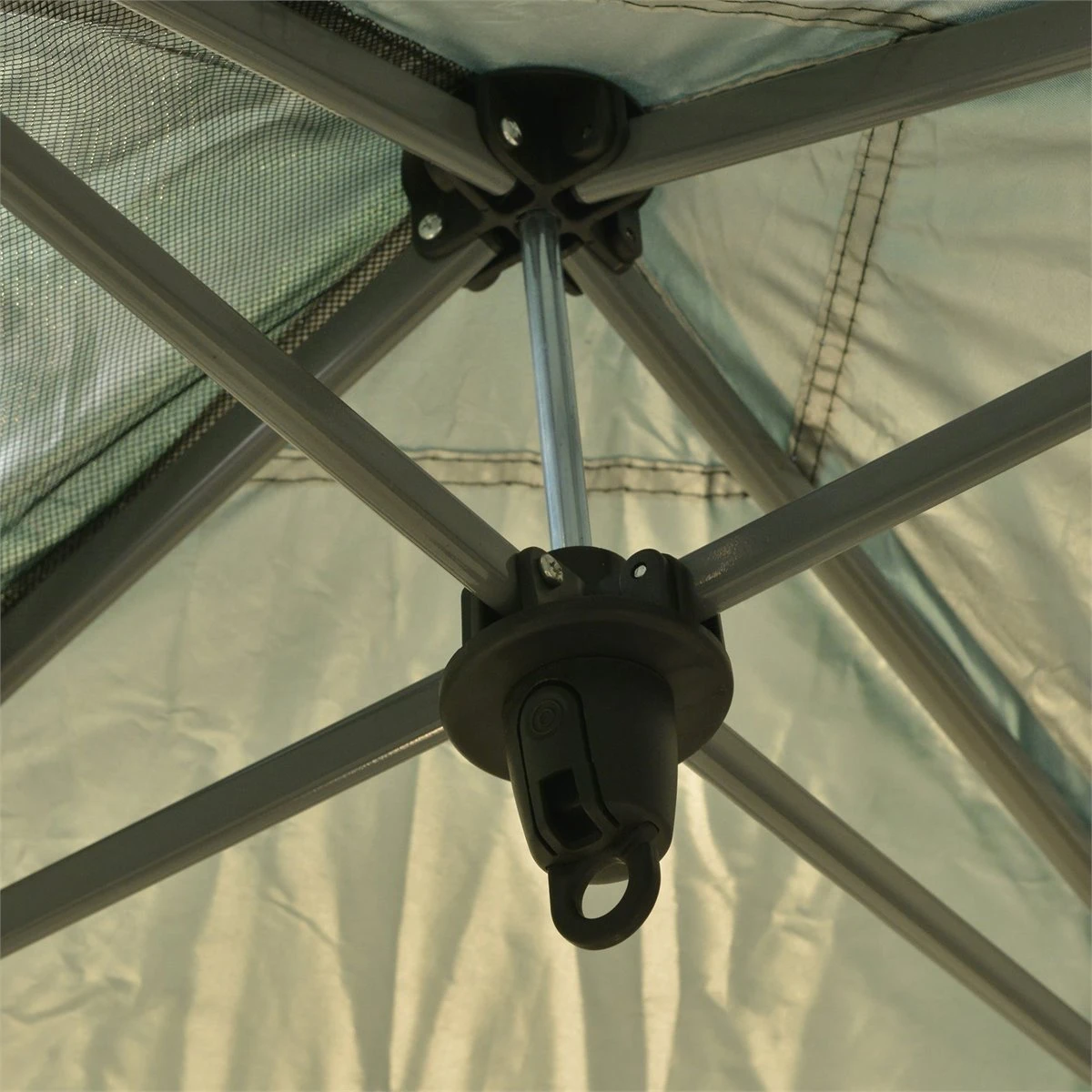 Outsunny Cenador Plegable 3x3m Portátil De Jardín Con Bolsa De Transporte Con Ruedas Acero Para Exterior Fiestas Camping Verde 7 Outsunny Cenador Plegable 3x3m Portátil De Jardín Con Bolsa De Transporte Con Ruedas Acero Para Exterior Fiestas Camping Verde - Imagen 5