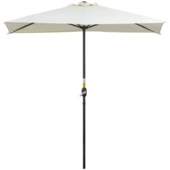Outsunny Sombrilla Semicircular 230x130x245 Cm Parasol Para Pared De Jardín Con Manivela Y Mástil De Metal De Ø38 Mm Terraza Balcón Beige 16 Outsunny Sombrilla Semicircular 230x130x245 Cm Parasol Para Pared De Jardín Con Manivela Y Mástil De Metal De Ø38 Mm Terraza Balcón Beige -OUTSUNNY TIENDA 43af9377b8374b48dfb025bde6f99b2b7f32c986 4cdb88b2051c484fae6bde38f7662b97