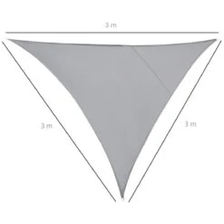 Outsunny Toldo Vela Triangular 3x3x3m Vela De Sombra Para Terraza Jardín Camping Resistente Al Agua Protección UV Poliéster Color Gris 12 Outsunny Toldo Vela Triangular 3x3x3m Vela De Sombra Para Terraza Jardín Camping Resistente Al Agua Protección UV Poliéster Color Gris -OUTSUNNY TIENDA 43eeac9adfd8b3045b12d27f657c8c9d700b7a77 3b1e2ccc7d4d4dbe96fc022c7f04dfd2