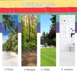 Outsunny Hamaca De Algodón Para Jardín 210x150 Cm Hamaca Colgante Portátil Carga Máx. 180 Kg Para Acampar Piscina Camping Rayas Multicolor 16 Outsunny Hamaca De Algodón Para Jardín 210x150 Cm Hamaca Colgante Portátil Carga Máx. 180 Kg Para Acampar Piscina Camping Rayas Multicolor -OUTSUNNY TIENDA 43fda231b580b5a2291061a7f46f276686a09fa3 cd6365809a9646fea3154965e56f0dba