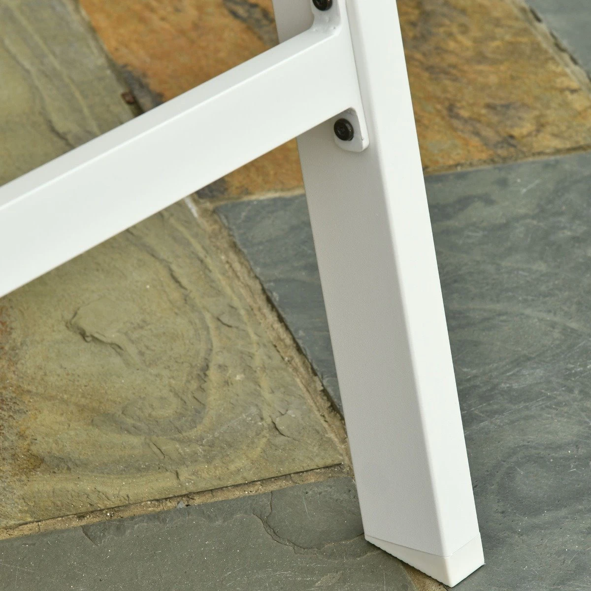 Outsunny Tumbona Multiposiciones De Jardín Con Respaldo Reclinable En 5 Posiciones De Aluminio Y Texteline Carga 160 Kg Para Patio Terraza 202x65x43 Cm Beige 7 Outsunny Tumbona Multiposiciones De Jardín Con Respaldo Reclinable En 5 Posiciones De Aluminio Y Texteline Carga 160 Kg Para Patio Terraza 202x65x43 Cm Beige - Imagen 5