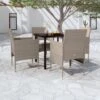 Juego De Comedor De Jardín 5 Piezas Con Cojines Beige Y Negro VidaXL -OUTSUNNY TIENDA 4501999b960f11f81e1a77d37846f300cdfe373f 8fb0614d2f7a4f039084963e9d2c0e76