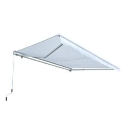 Outsunny Toldo Manual Plegable De Aluminio Ángulo Ajustable Con Manivela Para Exterior Balcón Jardín Terraza 3x2,5m Blanco 18 Outsunny Toldo Manual Plegable De Aluminio Ángulo Ajustable Con Manivela Para Exterior Balcón Jardín Terraza 3x2,5m Blanco -OUTSUNNY TIENDA 450d3c6fa4ff8ce345d647e68308a9ed627e4931 87a114f951f146c4b836f8fdef48a265