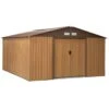 Outsunny Cobertizo De Jardín 340x386x200 Cm 12,27 M² Caseta Exterior De Acero Para Almacenamiento De Herramientas Con Puertas Correderas Y Ventilaciones Ocre Oscuro 1 Outsunny Cobertizo De Jardín 340x386x200 Cm 12,27 M² Caseta Exterior De Acero Para Almacenamiento De Herramientas Con Puertas Correderas Y Ventilaciones Ocre Oscuro -OUTSUNNY TIENDA 4679c76915ddb595e871558177c96409350fd11f a84b8ad4a0584eafbbafd1be1192ded8