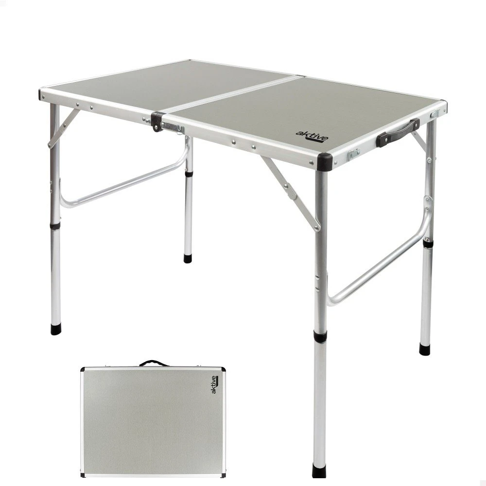 Mesa Plegable Camping Regulable En 2 Alturas Aktive 3 Mesa Plegable Camping Regulable En 2 Alturas Aktive