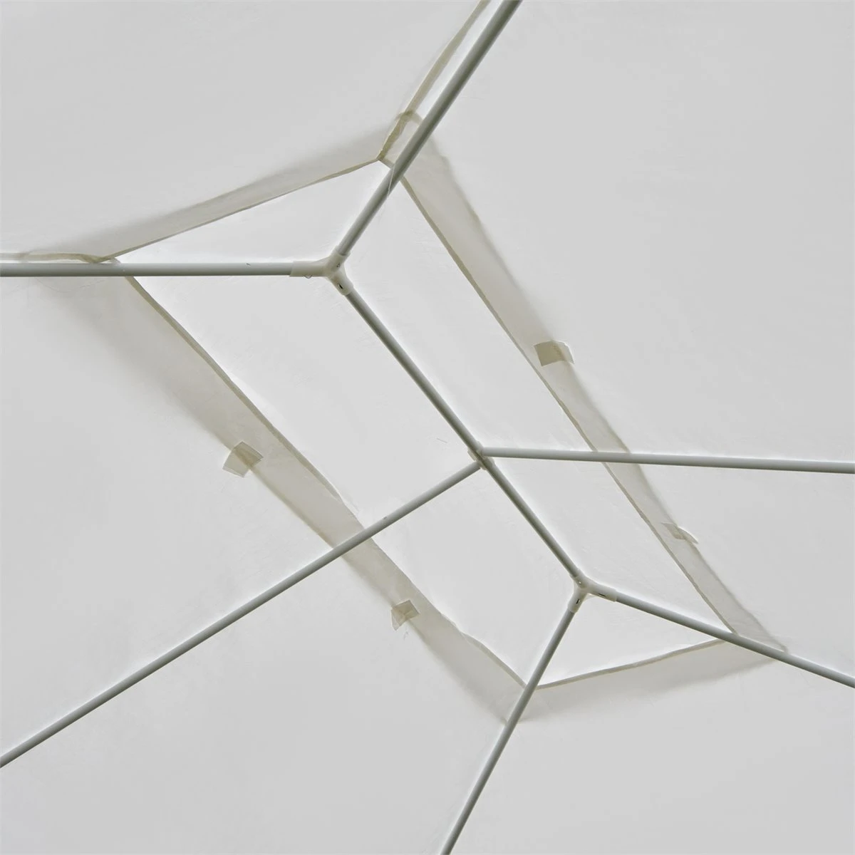 Outsunny Carpa 4x3 M Cenador De Jardín Con Mosquiteras Laterales Doble Techo Y Puertas Con Cremallera Para Exterior Blanco Y Negro 6 Outsunny Carpa 4x3 M Cenador De Jardín Con Mosquiteras Laterales Doble Techo Y Puertas Con Cremallera Para Exterior Blanco Y Negro - Imagen 4