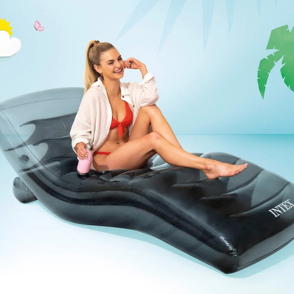 Tumbona Hinchable Premium Gris Para Piscina INTEX 9 Tumbona Hinchable Premium Gris Para Piscina INTEX - Imagen 7