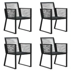 Juego De Comedor Para Jardín 5 Piezas Ratán PVC Negro VidaXL -OUTSUNNY TIENDA 497db6bd60cb6dff2bfeedc6eb73c366e8110ef8 5b2a512ef3444b0689455daa1d04927a