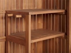 Cobertizo De Madera De Acacia Marrón/gris 200 Cm SAVOCA -OUTSUNNY TIENDA 4aff1619663435efd553d17167ef833b6c3b57db 984bacc455bf4c1c9388cfcfd67a4c88