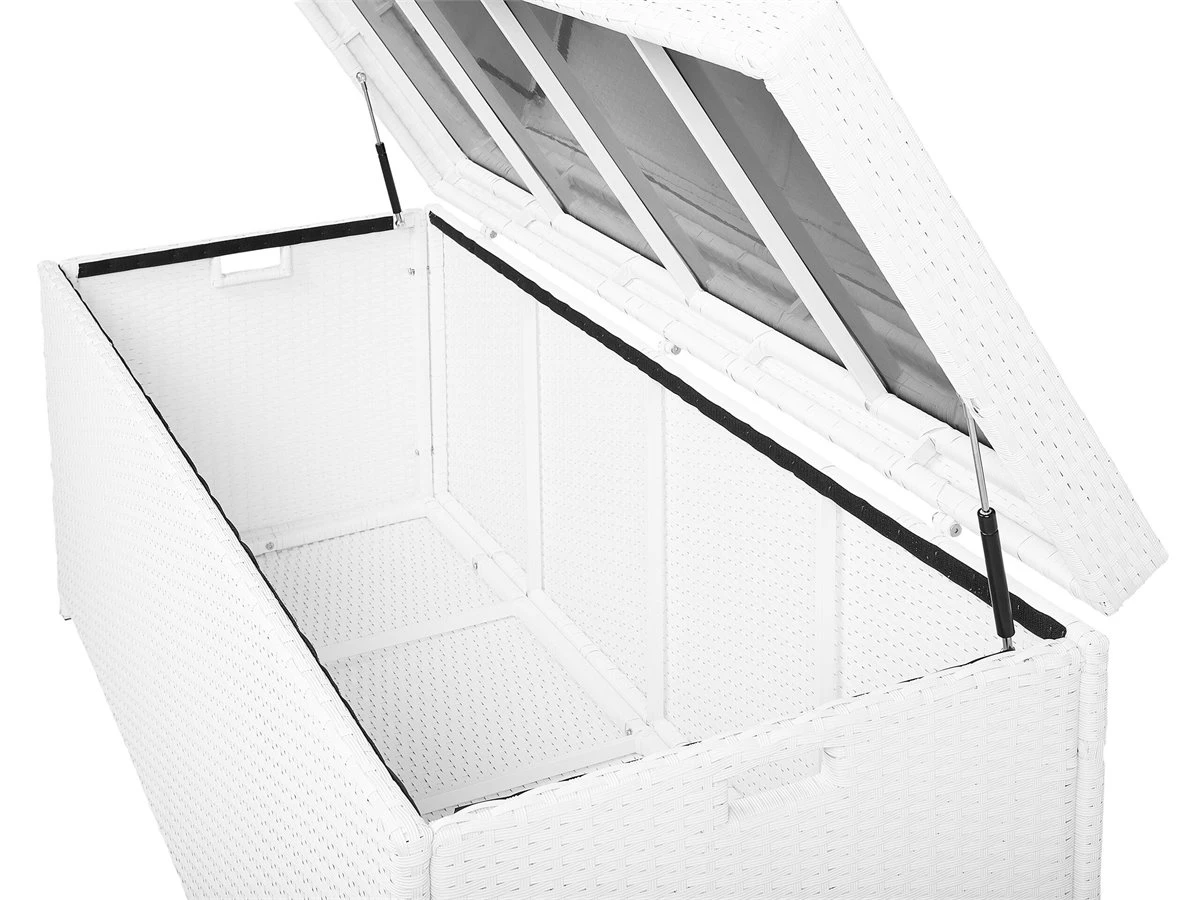 Arcón De Ratán Blanco 158 X 63 Cm MODENA 8 Arcón De Ratán Blanco 158 X 63 Cm MODENA - Imagen 6