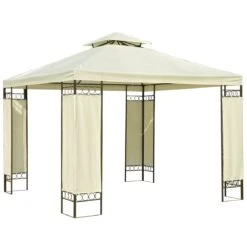 Outsunny Carpa 3x3m Con Techo Ventilador Postes De Acero Estable Para Exteriores Patio Jardín Pabellón Cenador Estructura Metálica Color Crema 23 Outsunny Carpa 3x3m Con Techo Ventilador Postes De Acero Estable Para Exteriores Patio Jardín Pabellón Cenador Estructura Metálica Color Crema -OUTSUNNY TIENDA 4c2effce3b06a6c1a9733b2efe6d4df3ce5322a9 2e84dcc73c964b609de220ee01c7df54