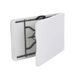 Mesa Rectangular Plegable Blanco LIFETIME 245 X 76 X 74 Cm