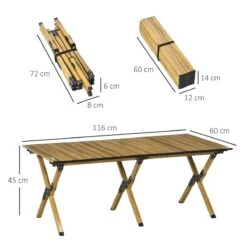 Outsunny Mesa De Camping Plegable De Aluminio 116x60x45 Cm Mesa De Picnic Portátil Con Bolsa De Trasporte Carga 30 Kg Para Jardín Terraza Exterior Natural 13 Outsunny Mesa De Camping Plegable De Aluminio 116x60x45 Cm Mesa De Picnic Portátil Con Bolsa De Trasporte Carga 30 Kg Para Jardín Terraza Exterior Natural -OUTSUNNY TIENDA 4d1d35cdaf829d620bd85202b8646055b6662fd2 d7dbe2aaae3a4d288d25df0e80ef921e