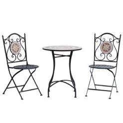 Outsunny Mesa De Jardín Mesa Mosaico Cerámica Y Redonda Mesita De Café Para Terraza Balcón Φ60x71cm 12 Outsunny Mesa De Jardín Mesa Mosaico Cerámica Y Redonda Mesita De Café Para Terraza Balcón Φ60x71cm -OUTSUNNY TIENDA 4d2b790f5ba74f72b6b55985de6187de70881503 151fa78ddab643dc87ea14a54313baa2