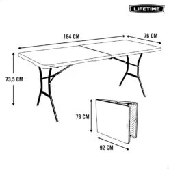 Mesa Rectangular Plegable Blanco Efecto Granito LIFETIME 184 X 76 X 73,5 Cm 17 Mesa Rectangular Plegable Blanco Efecto Granito LIFETIME 184 X 76 X 73,5 Cm -OUTSUNNY TIENDA 4e653581d9ea83f04f8dd42a7b06dfca8fbcd426 4b6ac2ceb39d4d048bf06dd3d30b0dfc