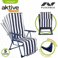 Tumbona Aktive Blanco Azul Marino Reclinable A Rayas 147 X 70 X 48 Cm (2 Unidades) 10 Tumbona Aktive Blanco Azul Marino Reclinable A Rayas 147 X 70 X 48 Cm (2 Unidades) -OUTSUNNY TIENDA 5104393ce5a9e0e550c650d2ae8dd2415d9e557c b3c3068e78314a85b1b8d9d8965c68e1