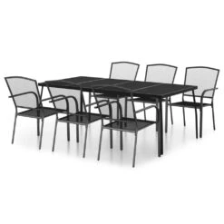 Juego De Comedor De Jardín 7 Piezas Acero Gris Antracita VidaXL 9 Juego De Comedor De Jardín 7 Piezas Acero Gris Antracita VidaXL -OUTSUNNY TIENDA 5277e571220b77f281ef32764c4bd528bcadf7d0 b8c817e4654e4cb6944cc58e9349367b
