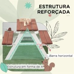 Outsunny Juego De Mesa Y 2 Bancos Infantiles De Madera Mesa De Picnic Para Niños De 3-8 Años Para Jardín Patio Terraza 89x79x50 Cm Marrón 16 Outsunny Juego De Mesa Y 2 Bancos Infantiles De Madera Mesa De Picnic Para Niños De 3-8 Años Para Jardín Patio Terraza 89x79x50 Cm Marrón -OUTSUNNY TIENDA 532b6bb8e31beb66e8b5c66d9dfd85c6303acf96 fd7f5238eb12431db1ee70bd45e87b65