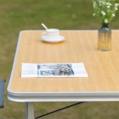 Outsunny Mesa De Camping Plegable Mesa De Picnic Portátil De Aluminio Con Encimera De Madera Y 4 Almohadillas De Pie Multifuncional Para Terraza Jardín Playa 115x85x75 Cm Natural 12 Outsunny Mesa De Camping Plegable Mesa De Picnic Portátil De Aluminio Con Encimera De Madera Y 4 Almohadillas De Pie Multifuncional Para Terraza Jardín Playa 115x85x75 Cm Natural -OUTSUNNY TIENDA 53528075def7c4bb4571c929f309e11289820e50 5c353264edbe4855b79723e7cbd66f5b