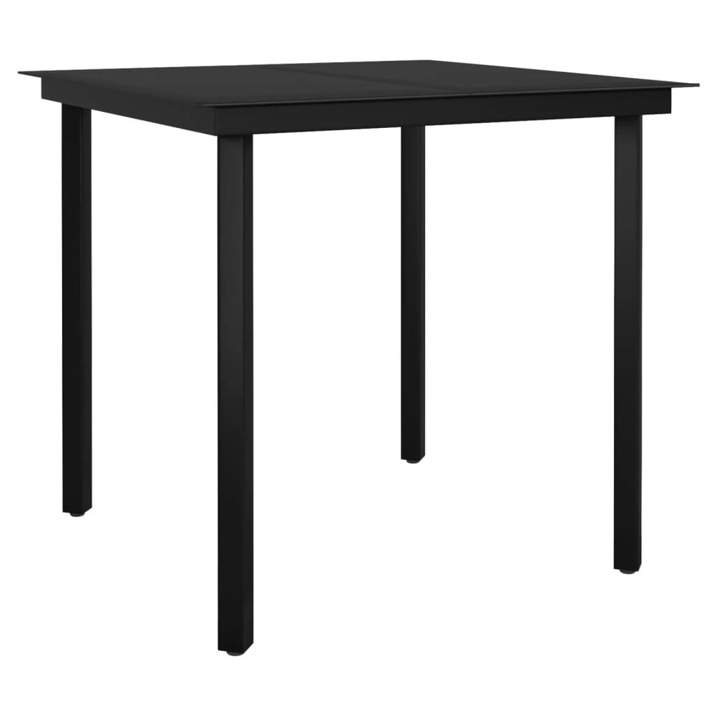 Juego De Comedor De Jardín 3 Piezas Gris Oscuro VidaXL 7 Juego De Comedor De Jardín 3 Piezas Gris Oscuro VidaXL - Imagen 5