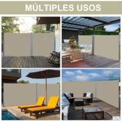Outsunny Toldo Lateral Retráctil 300x180 Cm Pantalla Enrollable Mampara De Privacidad Y Protección Solar Para Balcón Terraza Color Crema 17 Outsunny Toldo Lateral Retráctil 300x180 Cm Pantalla Enrollable Mampara De Privacidad Y Protección Solar Para Balcón Terraza Color Crema -OUTSUNNY TIENDA 56d466e31ee04dac42aa9ed9ca01250ce05a3bcb 5a511e7e37db4396979e6ff65f2851ac